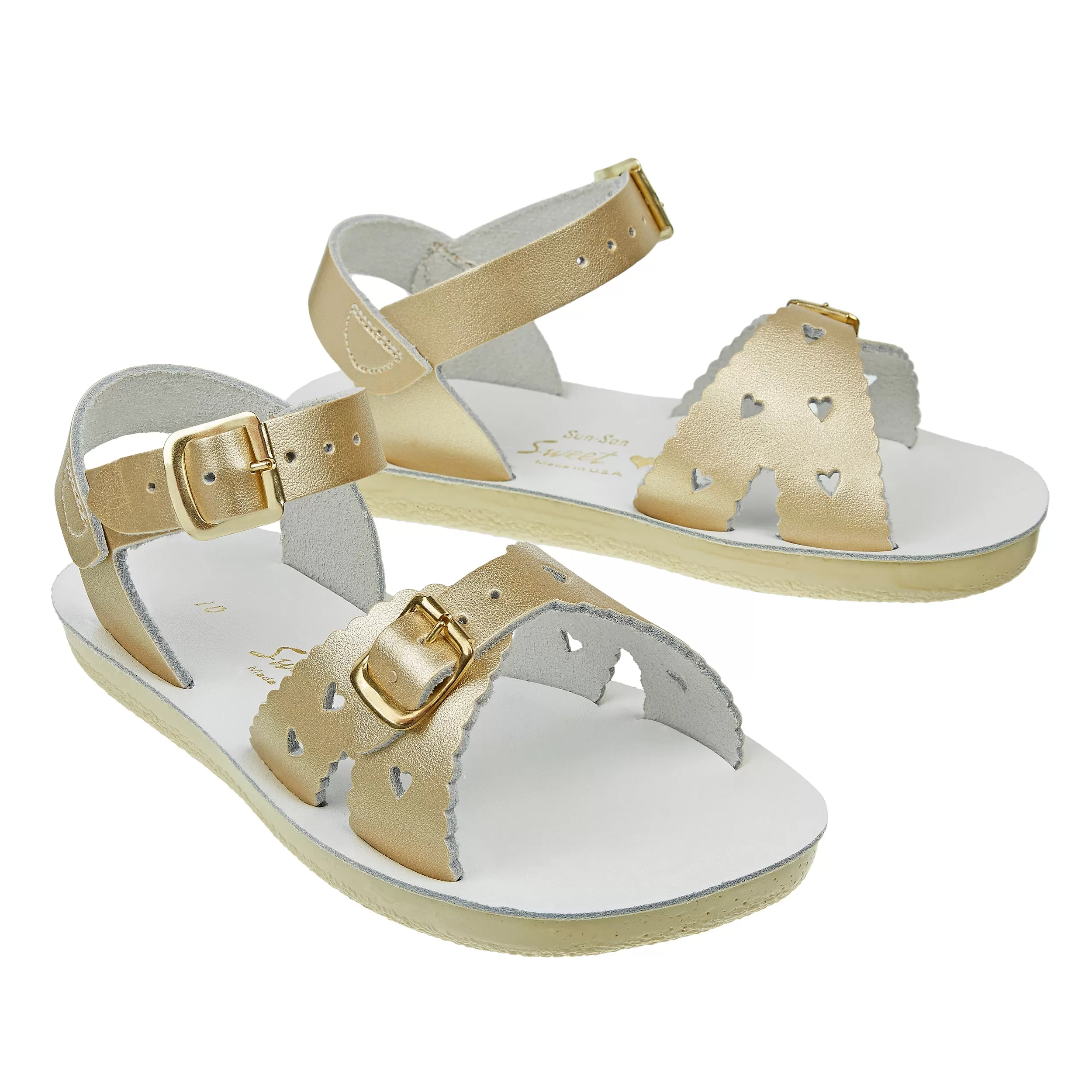 (1420) Salt-Water Sandal Sweetheart - GOLD