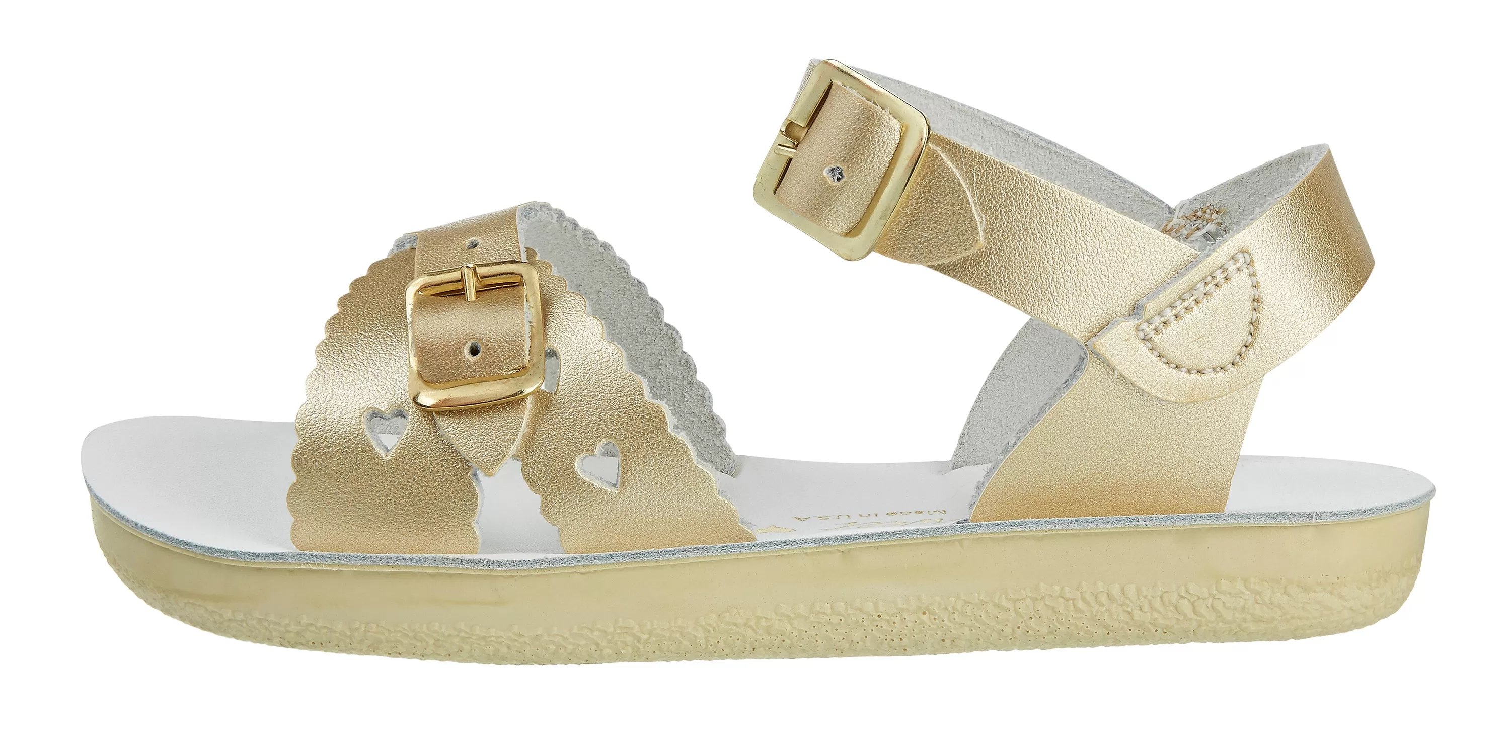 (1420) Salt-Water Sandal Sweetheart - GOLD