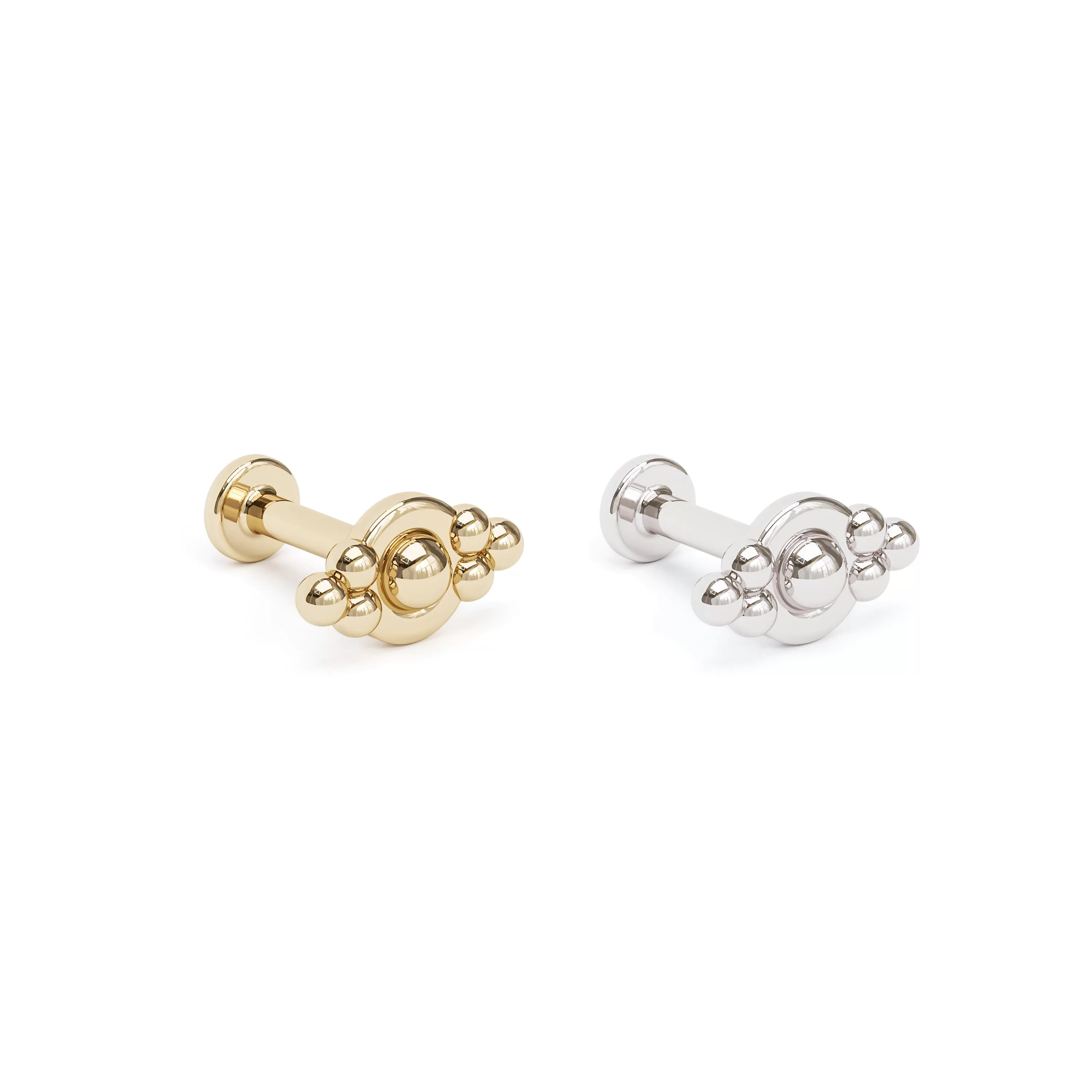 14K Gold Granule Stud