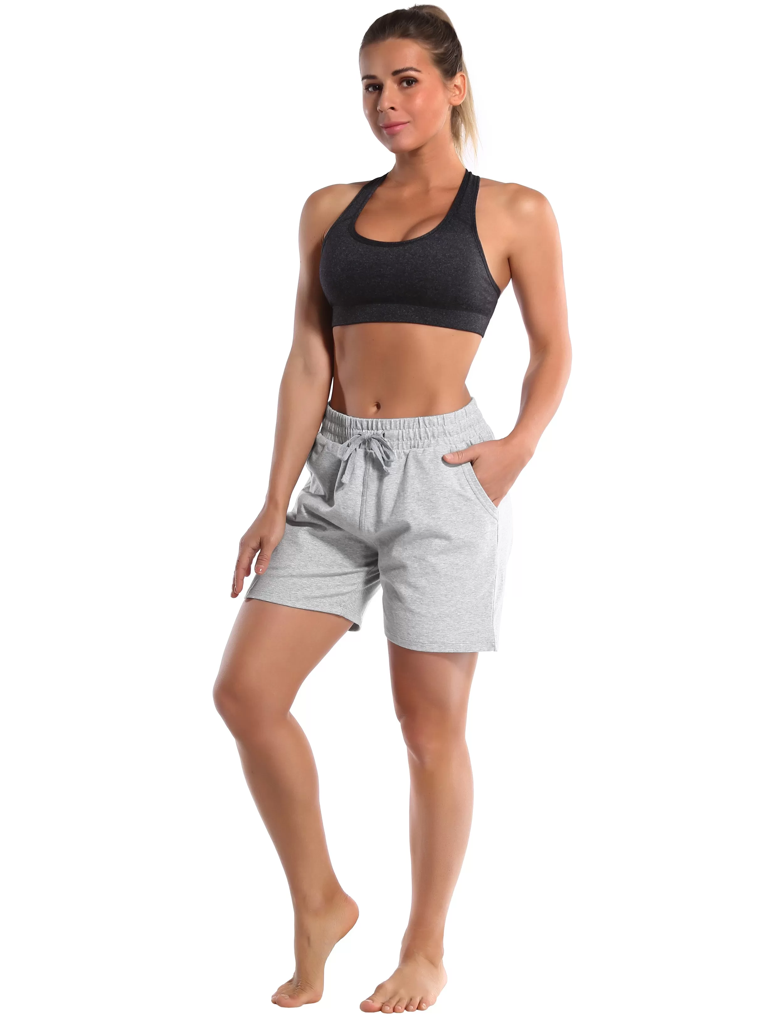 5" Joggers Shorts heathergray