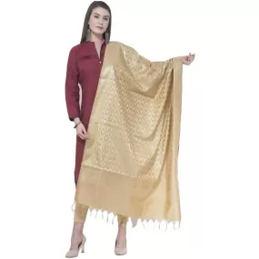 A R Silk Golden Color Vns pastle Chanderi cotton Dupattas and Chunnis