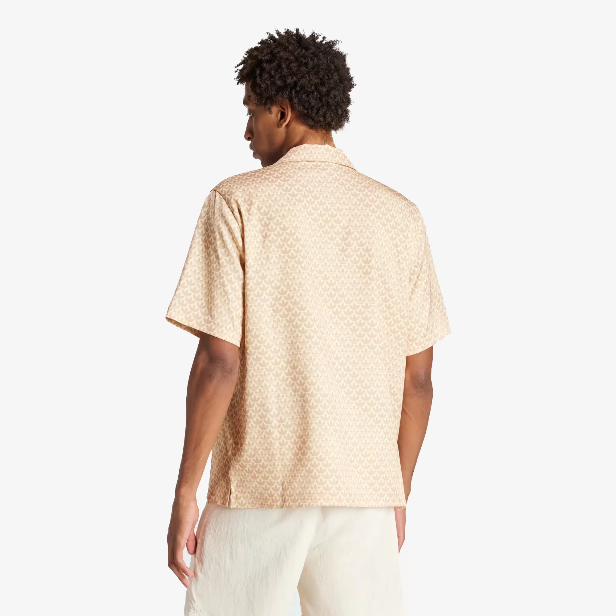 Adidas Originals | MONO SATIN SHIRT  { CRYSTAL SAND