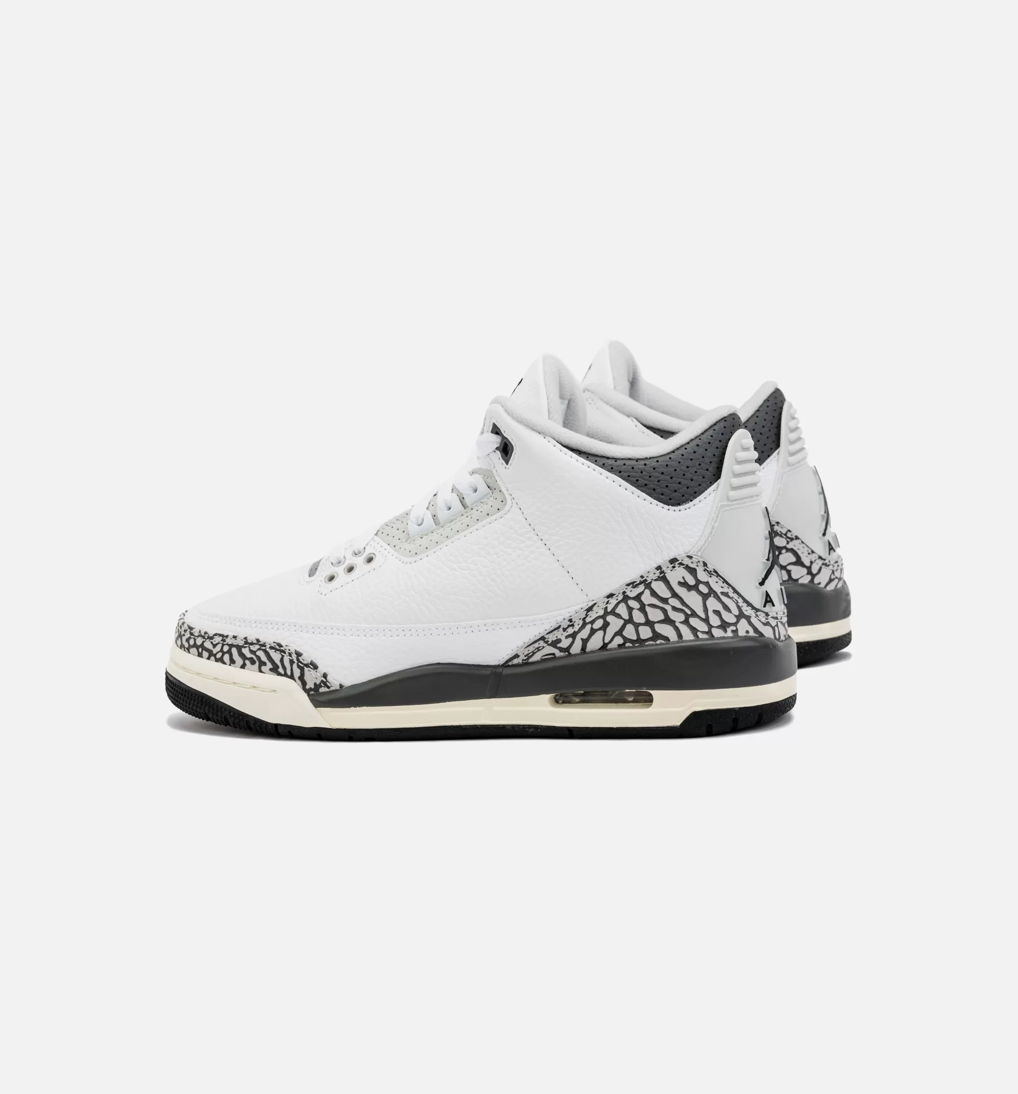 Air Jordan 3 Retro Hide N’ Sneak Grade School Lifestyle Shoe - Black/White