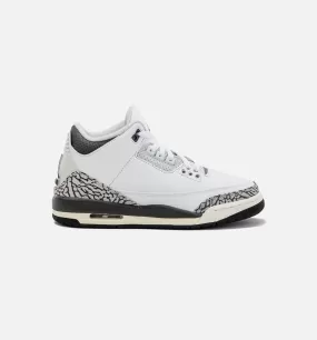 Air Jordan 3 Retro Hide N’ Sneak Grade School Lifestyle Shoe - Black/White