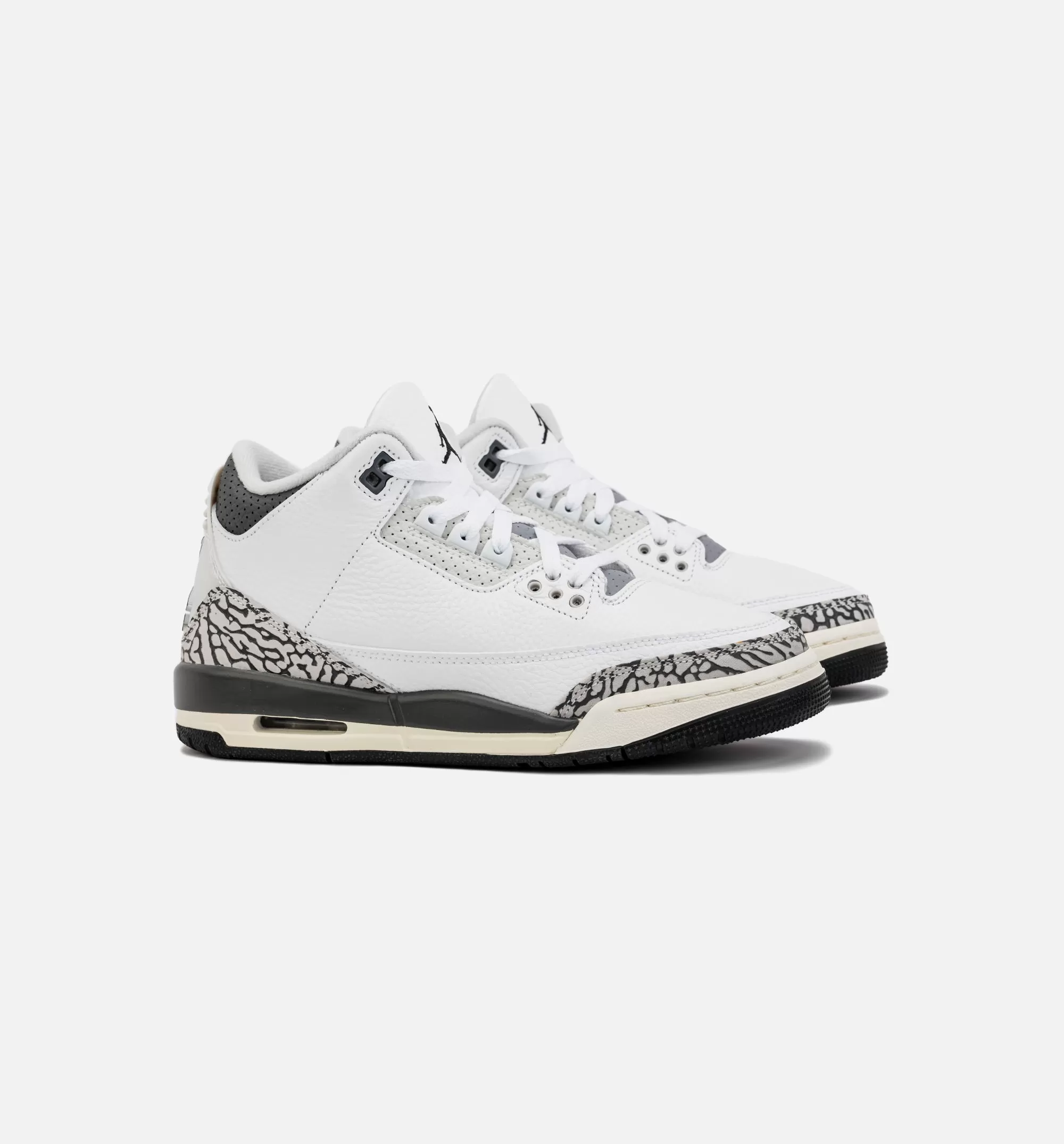 Air Jordan 3 Retro Hide N’ Sneak Grade School Lifestyle Shoe - Black/White