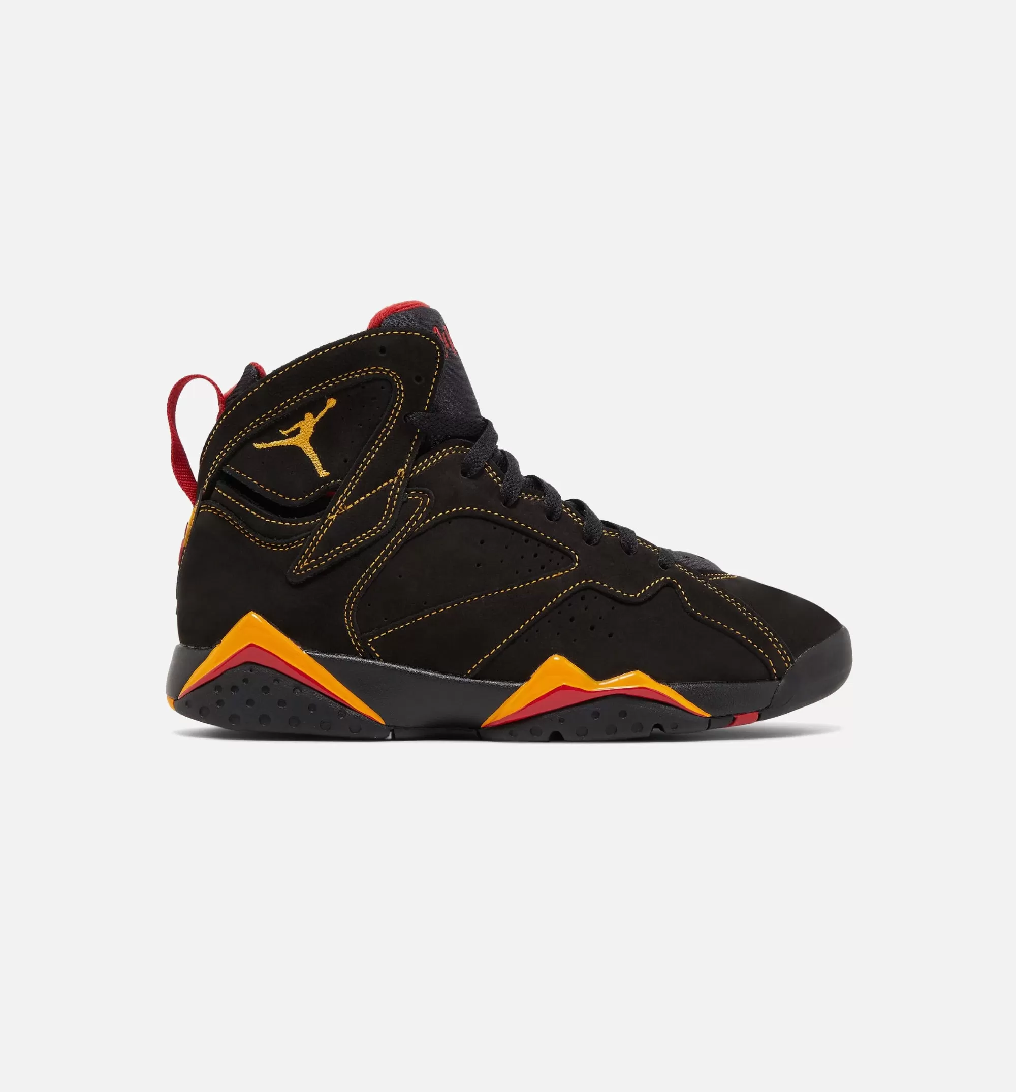 Air Jordan 7 Retro Citrus Mens Lifestyle Shoe - Black/Yellow/Red Free Shipping