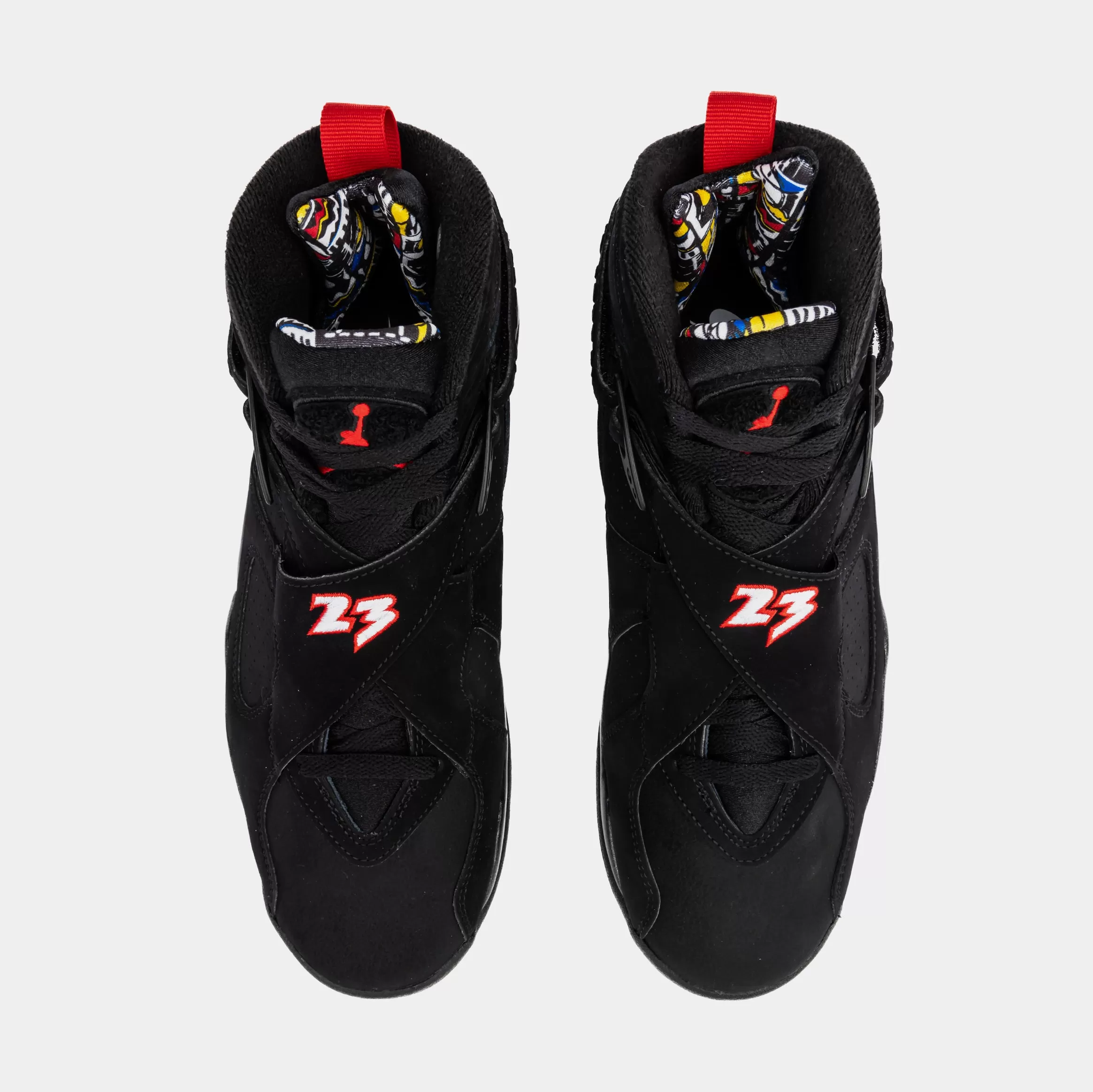 Air Jordan 8 Retro Playoffs Mens Lifestyle Shoes (Black)