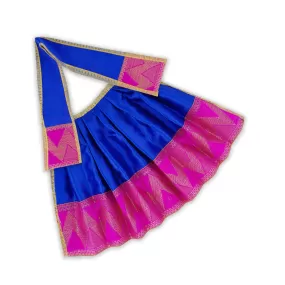 Amman Pavadai - 6 x 12 Inches | Satin Apoorva Mata Dress/ Devi Vastra/ Mata Poshak for Deity/ Assorted Colour