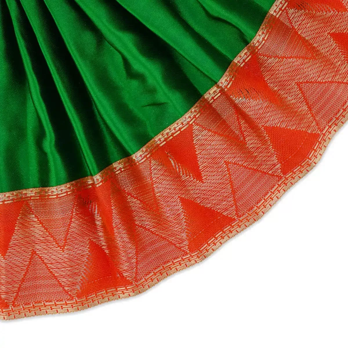 Amman Pavadai - 6 x 12 Inches | Satin Apoorva Mata Dress/ Devi Vastra/ Mata Poshak for Deity/ Assorted Colour