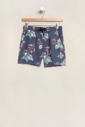 Amnesia Youth Printed Beach Shorts