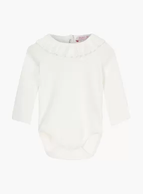 Baby Long Sleeved Grace Willow Body in Winter White