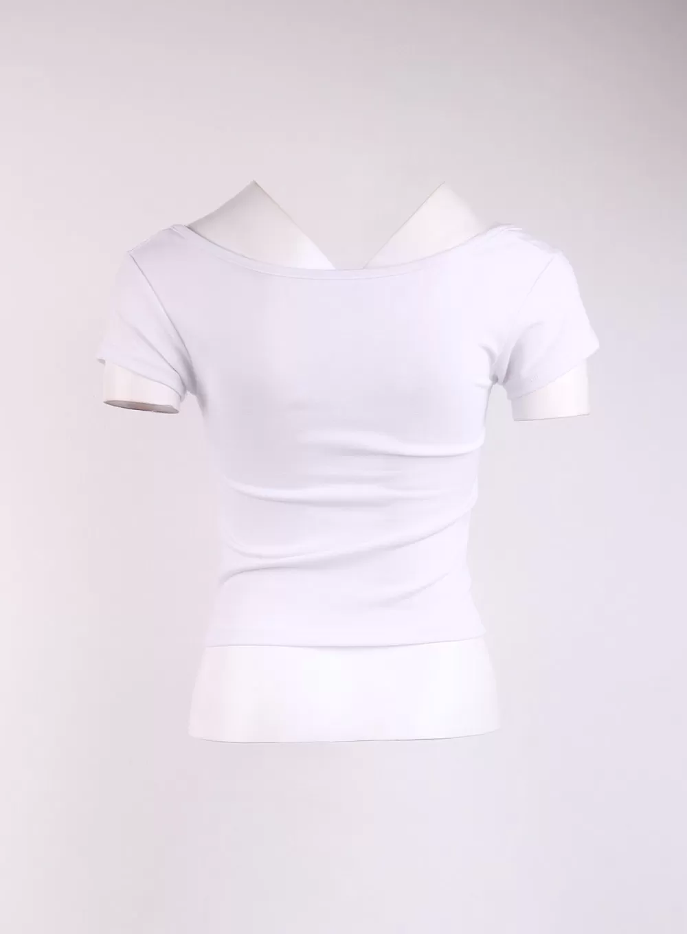 Backless Short Sleeve Tee CJ425