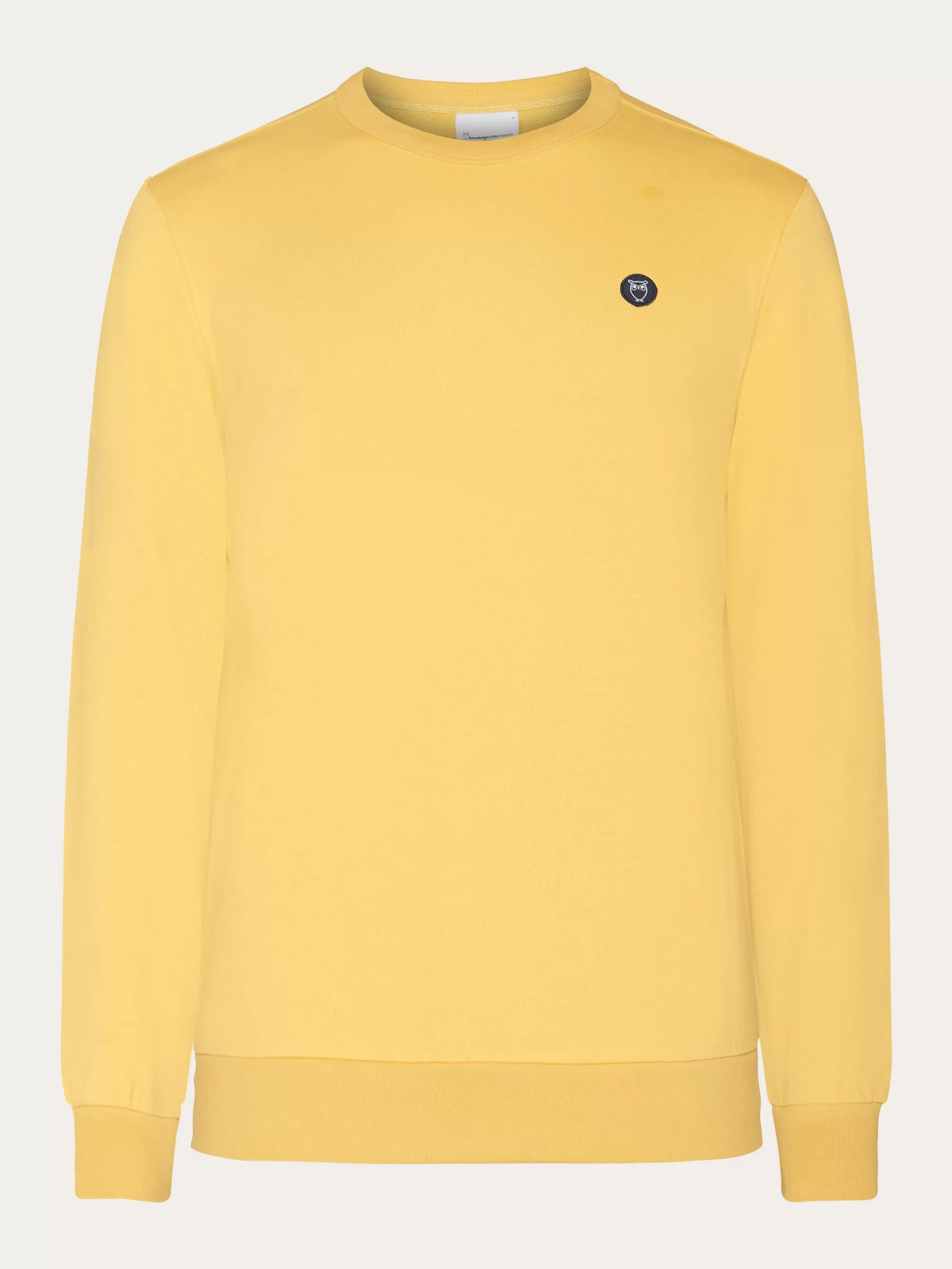 Basic badge sweat - Misted Yellow