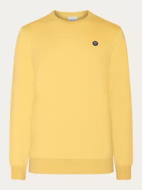 Basic badge sweat - Misted Yellow