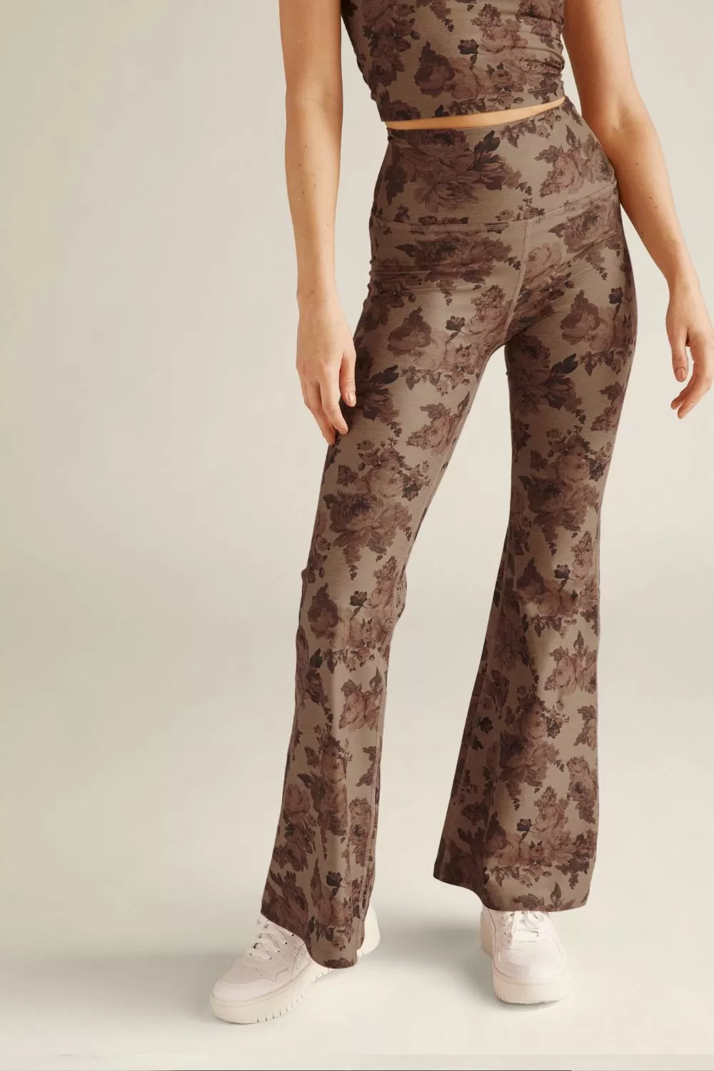 Beyond Yoga High HW Flare - Romantic Floral