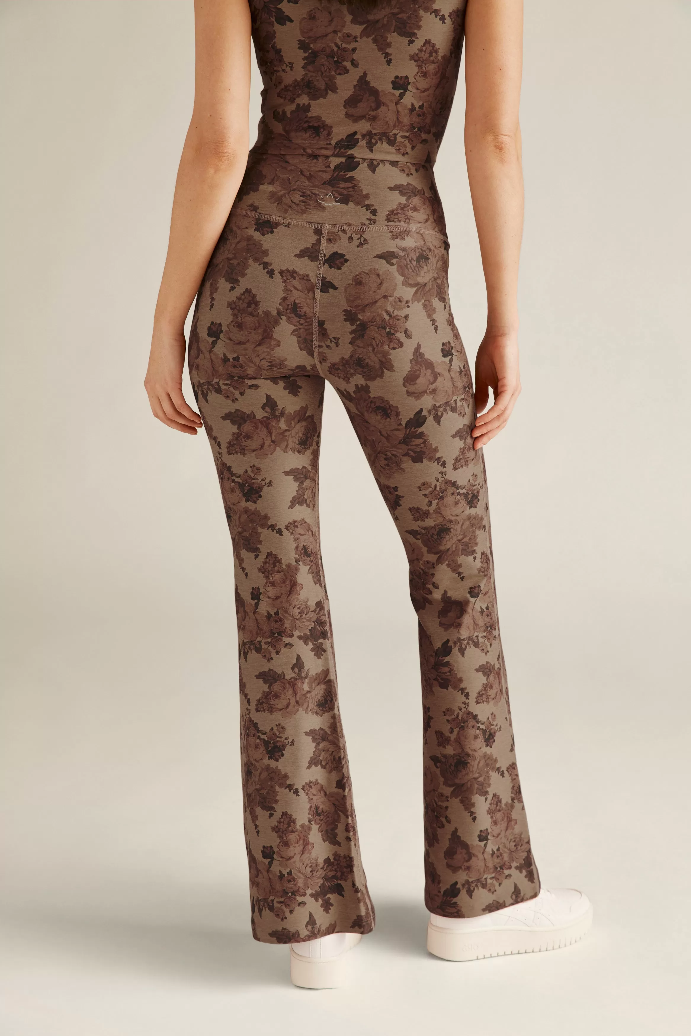 Beyond Yoga High HW Flare - Romantic Floral