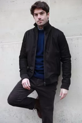 Blouson Spiros en peau - Marron