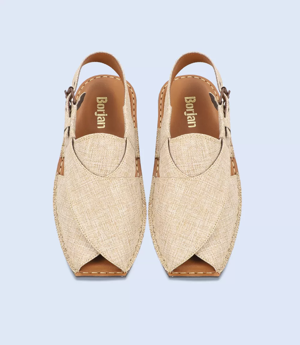 BM4545-BEIGE-Men Peshawari's