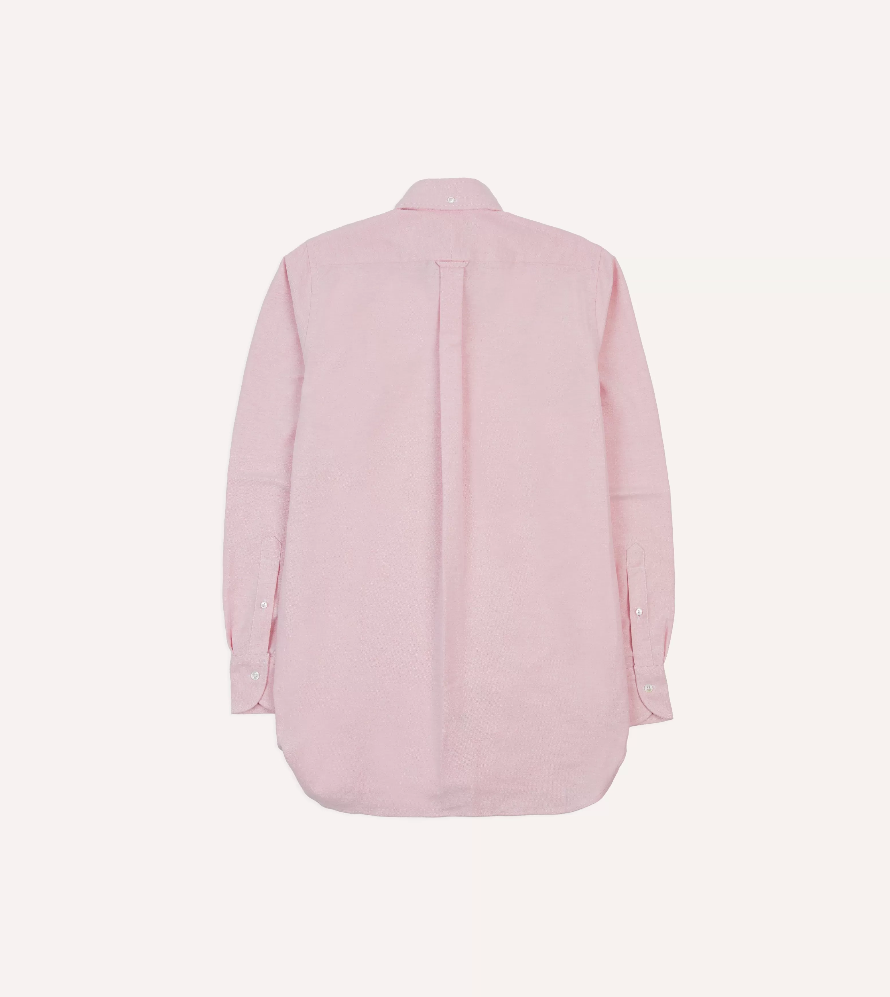 Bright Pink Cotton Oxford Cloth Button-Down Shirt