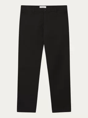 CHUCK regular chino poplin pant - Black Jet