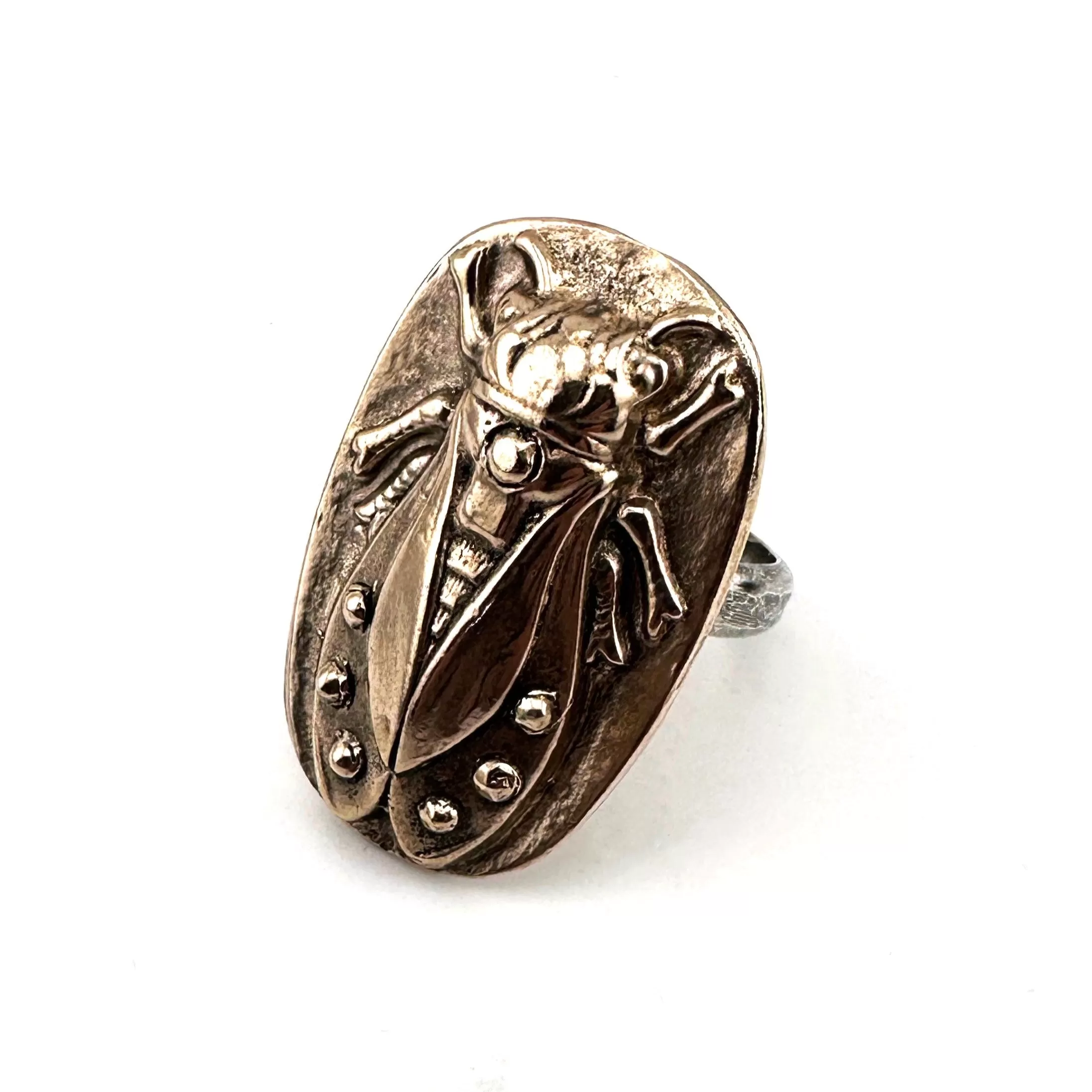 CICADA Ring - Mixed Metal - size 11