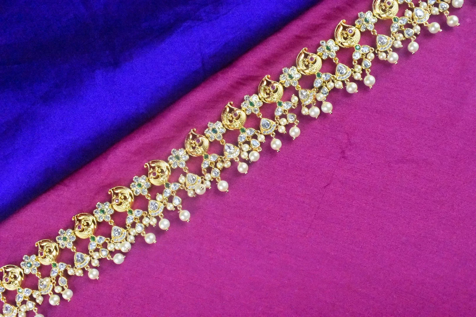 Cz Chain Vaddanam By Asp Fashion Jewellery