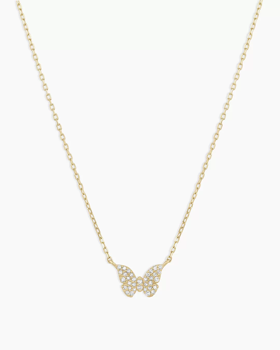 Diamond Butterfly Necklace