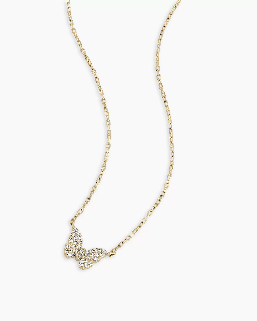 Diamond Butterfly Necklace