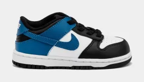 Dunk Low Infant Toddler Lifestyle Shoes (Black/Blue)