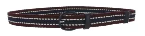 Elastic stripe braided belt