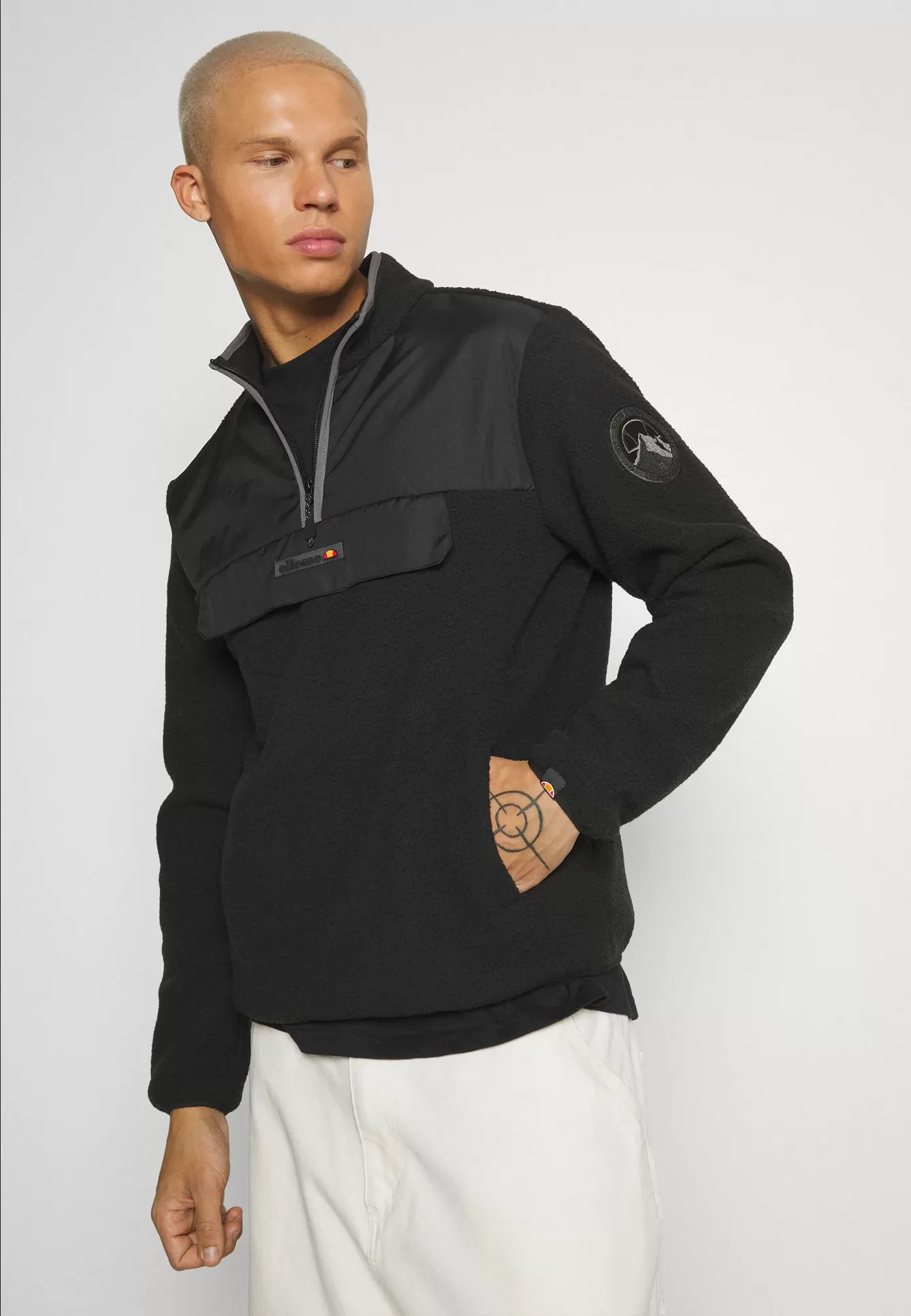 Ellesse Zinco Pullover Jacket - Black