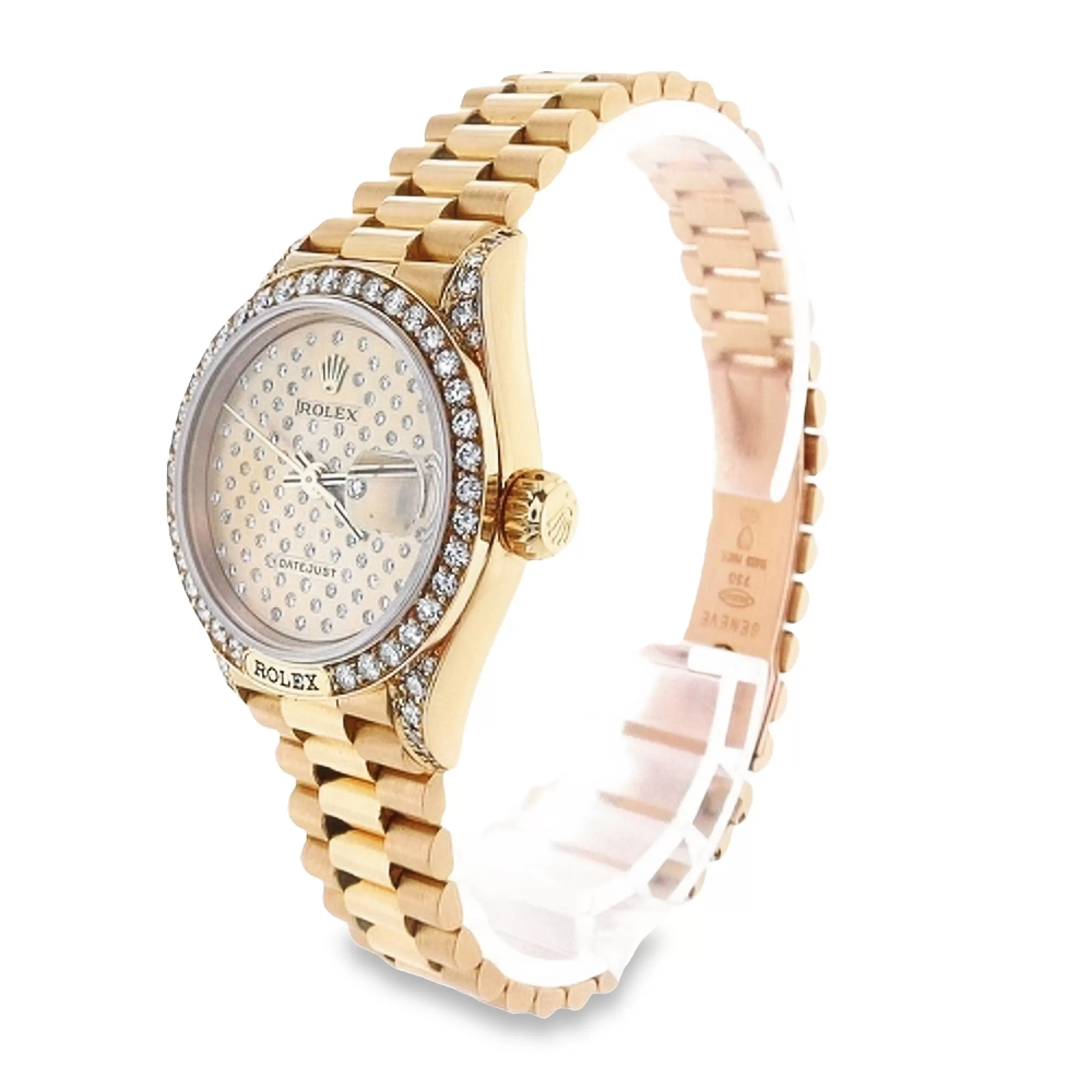 Estate Ladies Rolex Datejust Pleiade in 18k Yellow Gold