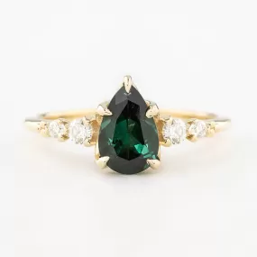 Estel Luxe Ring - 1.25ct Green Tourmaline (One of a kind)