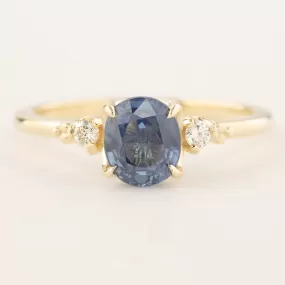 Estel Ring - 1.41ct Blue Sapphire (One of a kind)