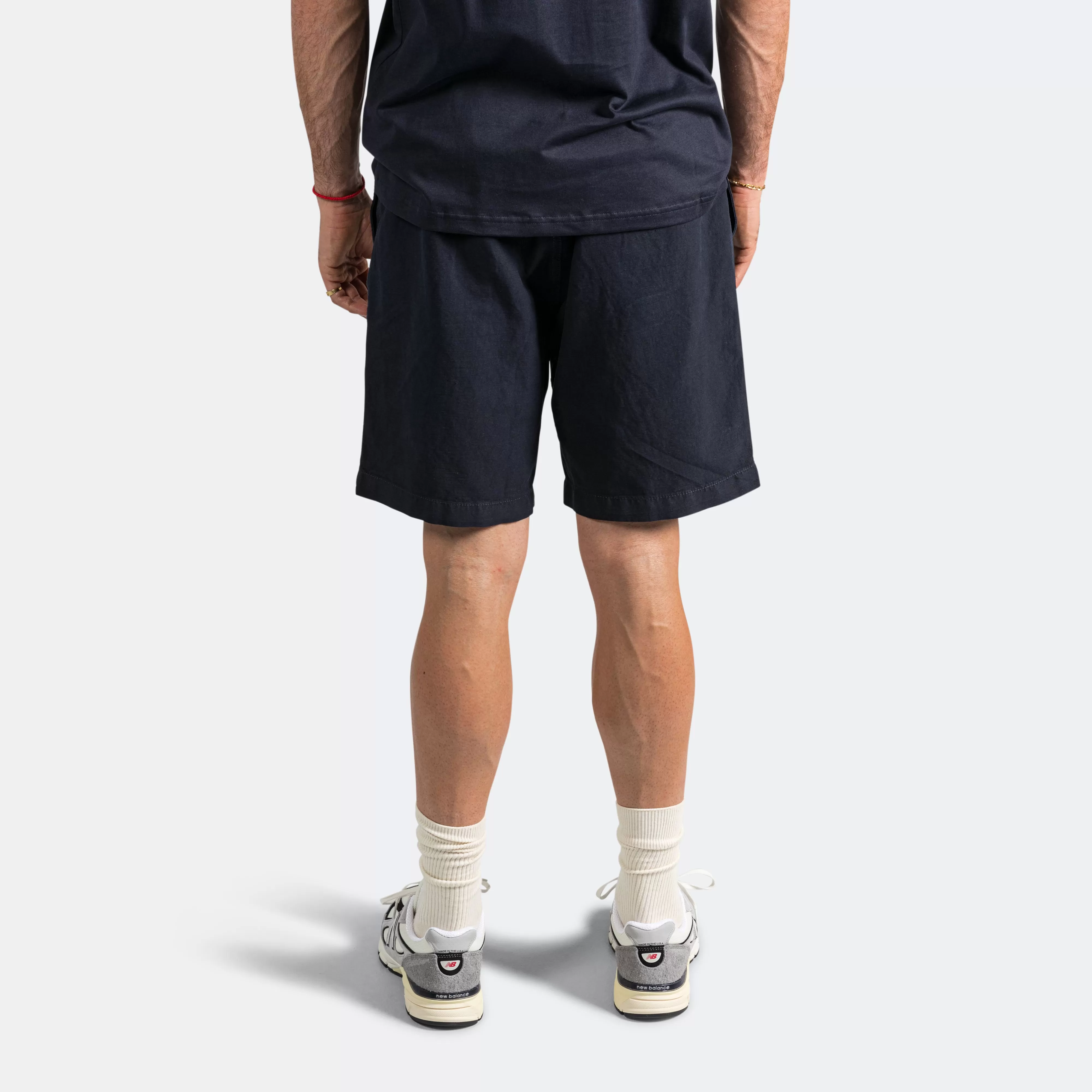 Ezra Relaxed Cotton Linen Short - Dark Navy