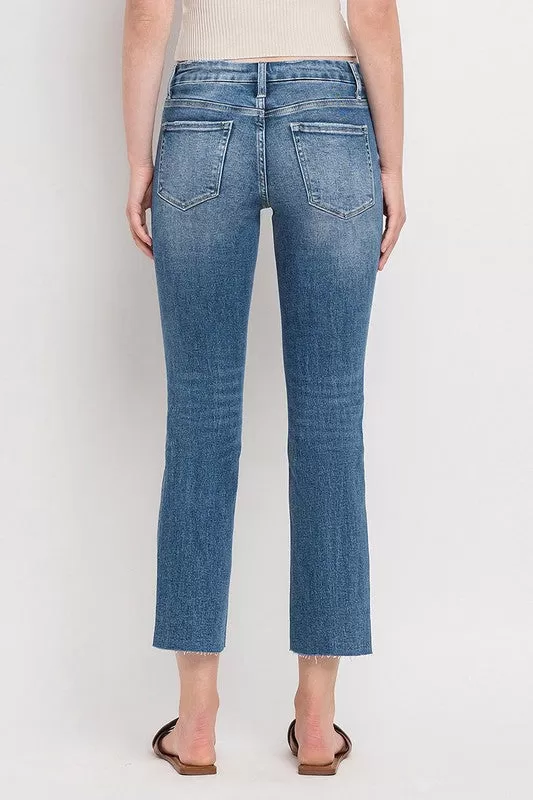 FINAL SALE - Vervet Midrise Slim Straight Jeans