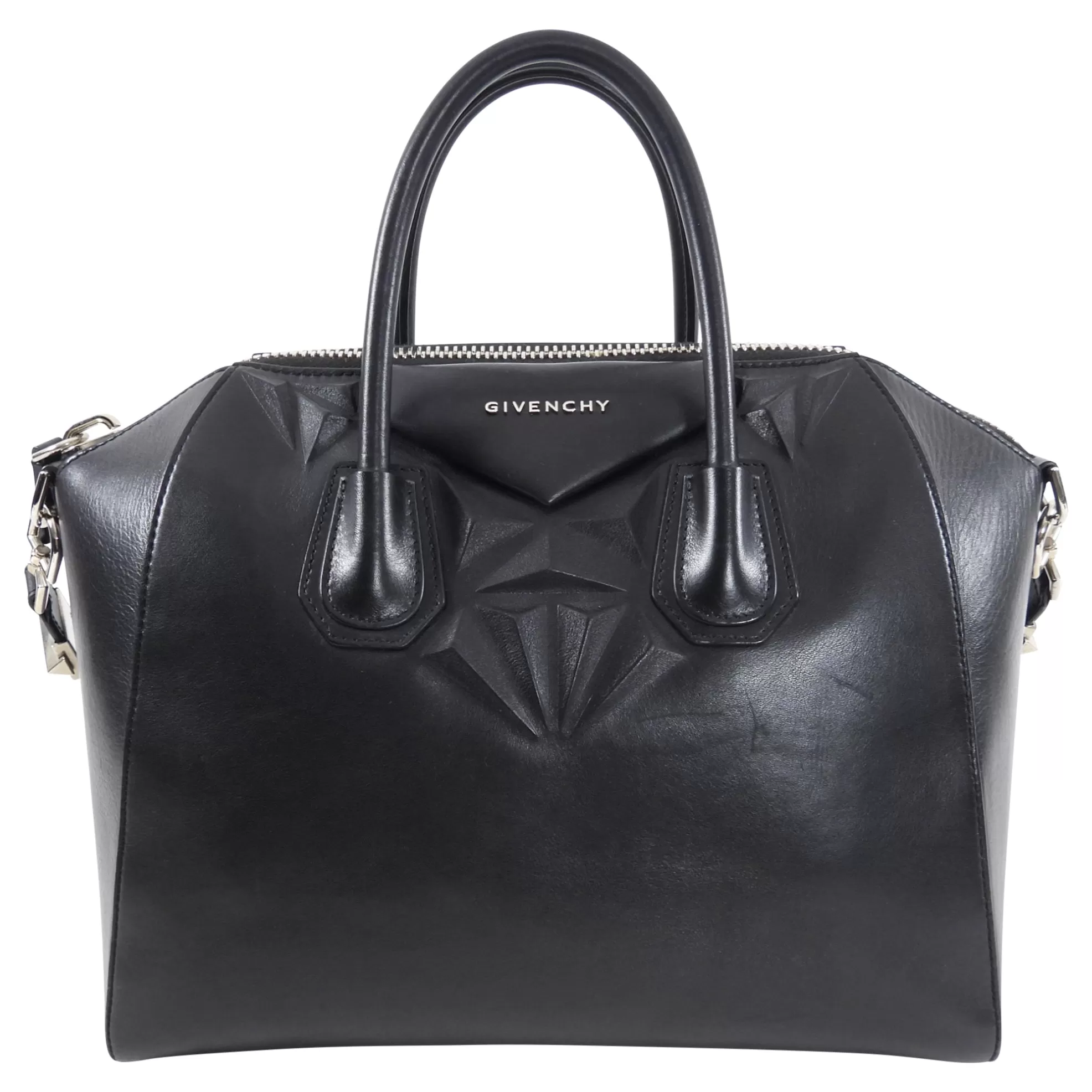 Givenchy Antigona Medium 3-D Animation Black Leather Bag