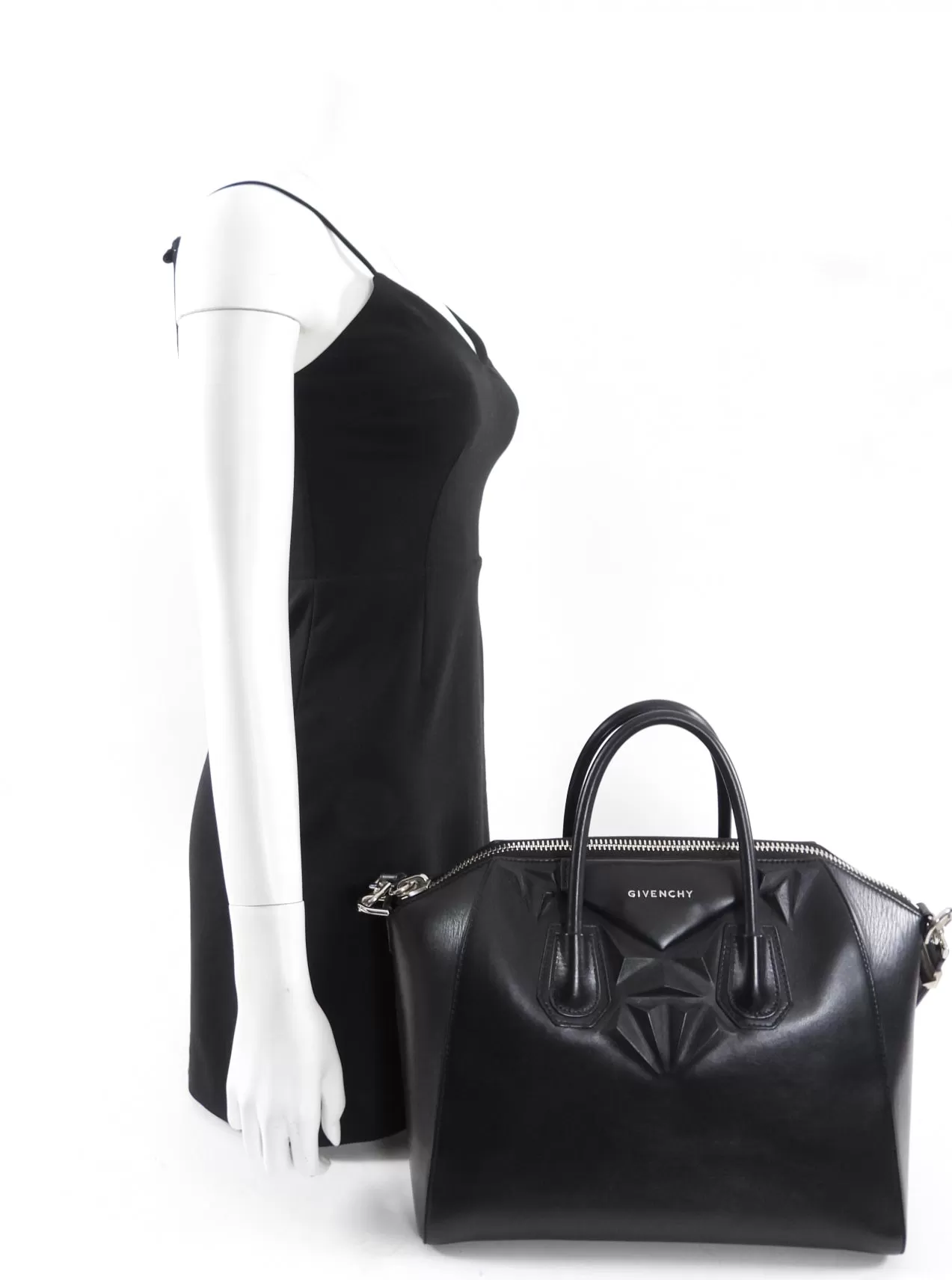 Givenchy Antigona Medium 3-D Animation Black Leather Bag