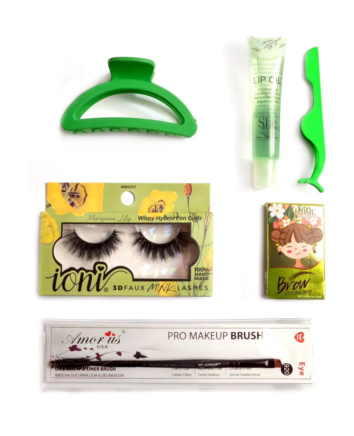 Green Eyelash Bundle