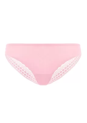 HSIA Polka Dot Super Soft Pink Lace Back Cheeky Underwear