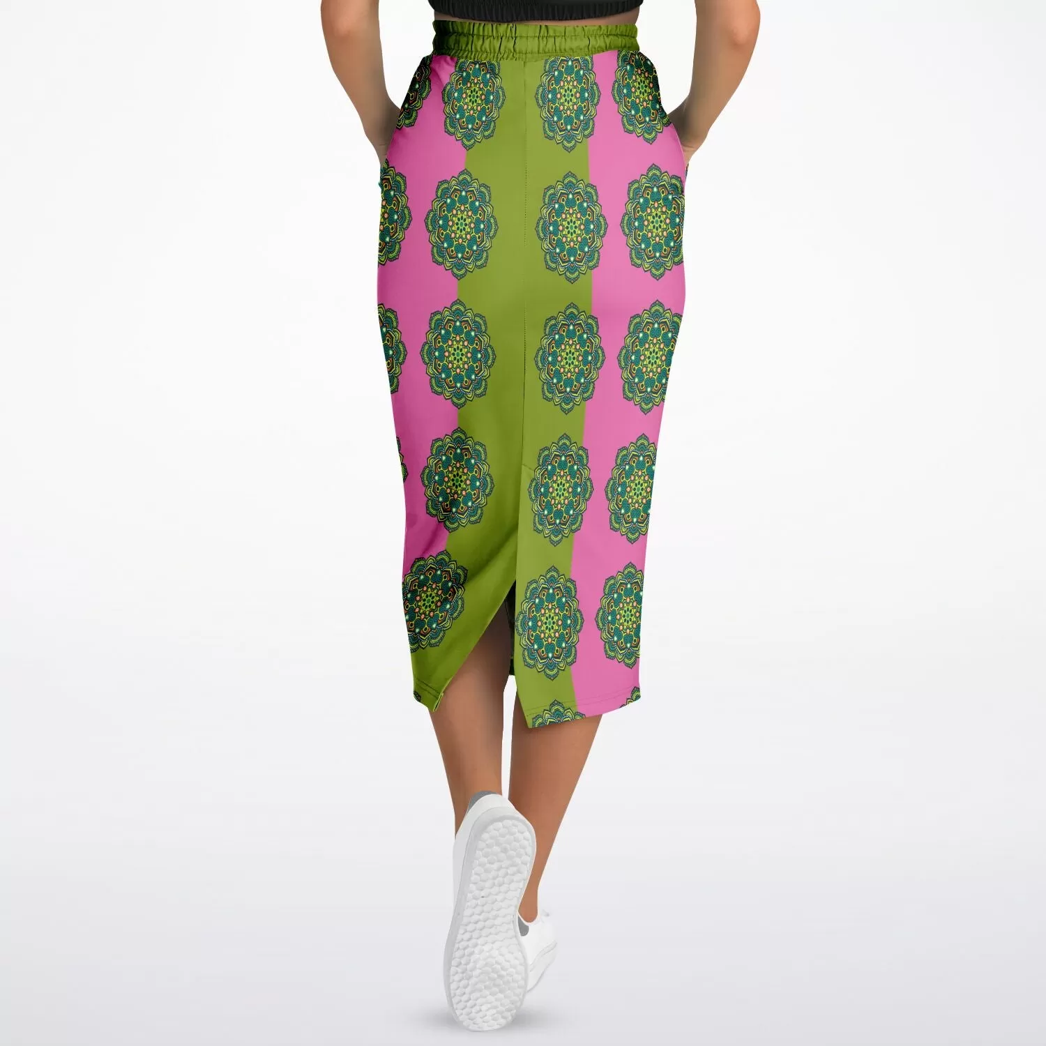 Jamabalaya Eco-Poly Long Pocket Skirt