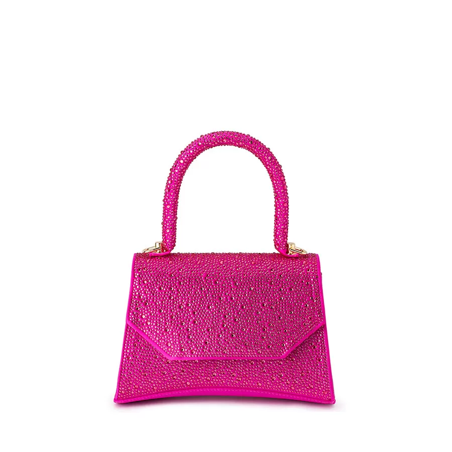 KIMMI HOTFIX TOP HANDLE  - FUCHSIA