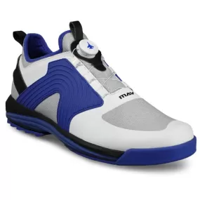 KR Strikeforce Maverick FT White/Blue/Black Right Hand High Performance Men's Bowling Shoe