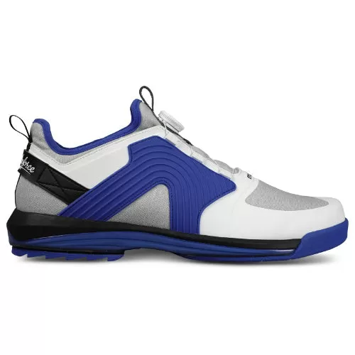 KR Strikeforce Maverick FT White/Blue/Black Right Hand High Performance Men's Bowling Shoe