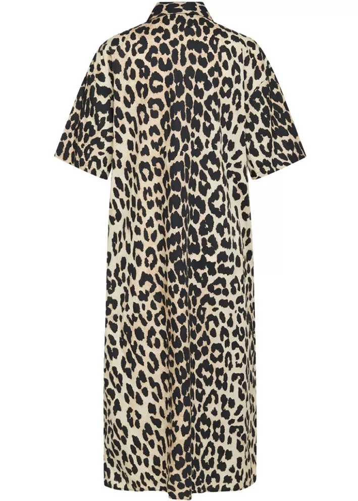 La Rouge Leonora Shirt Dress - Kjole - Leopard