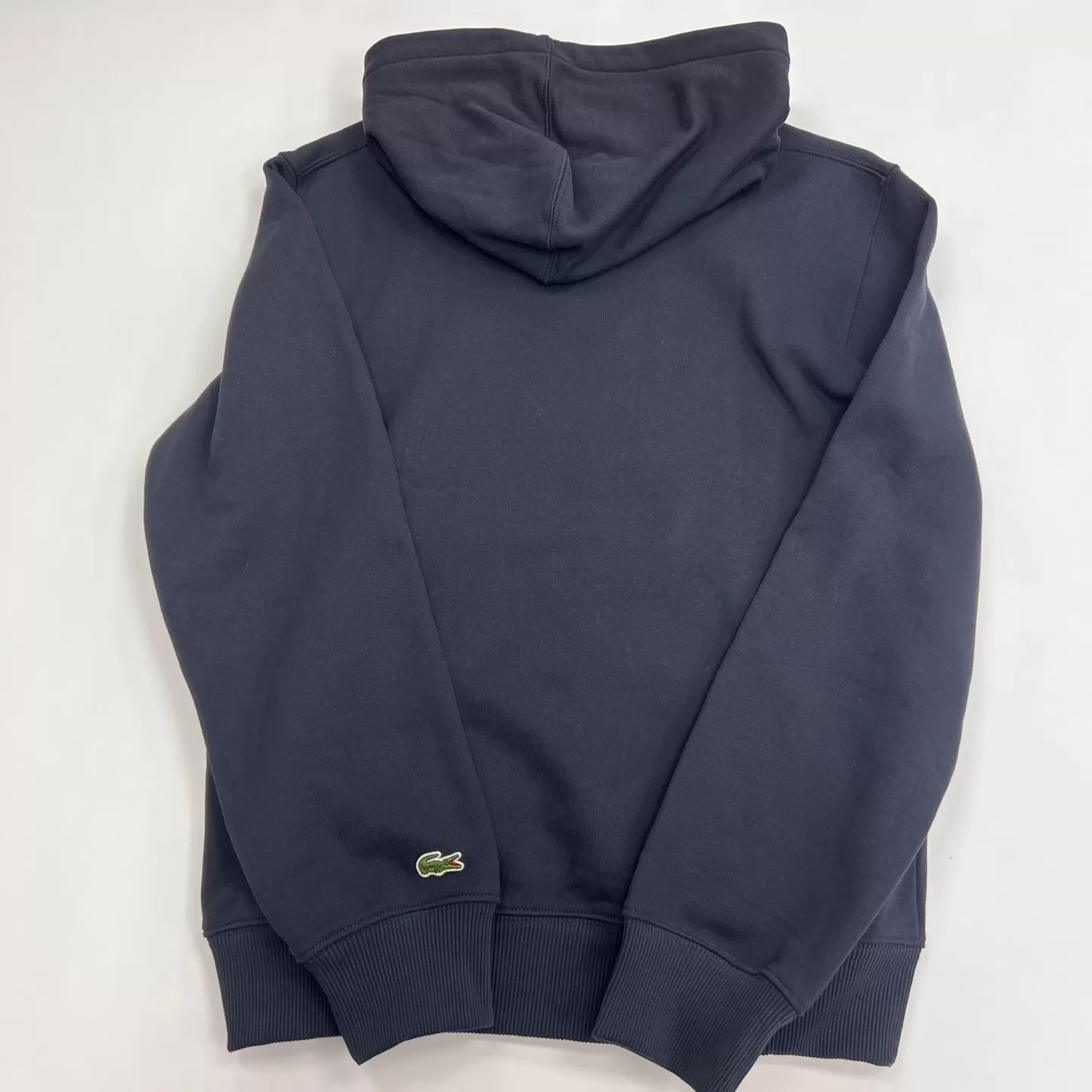 LACOSTE Vintage Printed Hooded Fleece Sweatshirt