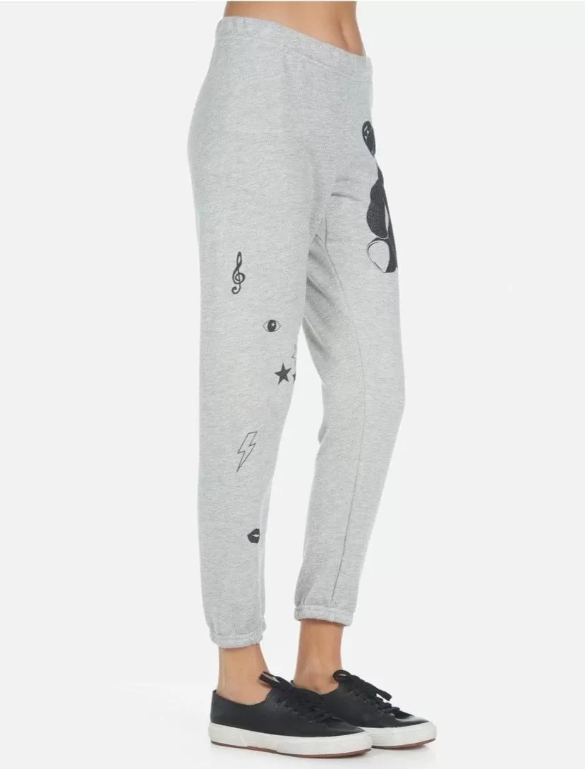 Lauren Moshi Alana Guitar Bear Sweatpants