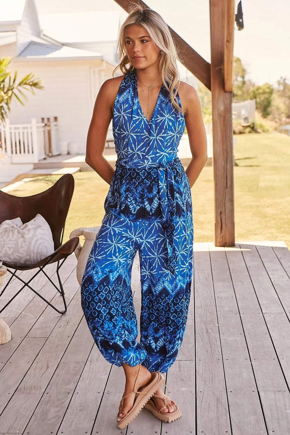 Libby Jumpsuit - Tranquil Tides Collection