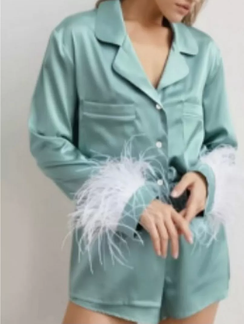 Lulu Pjs with Detachable Feathers