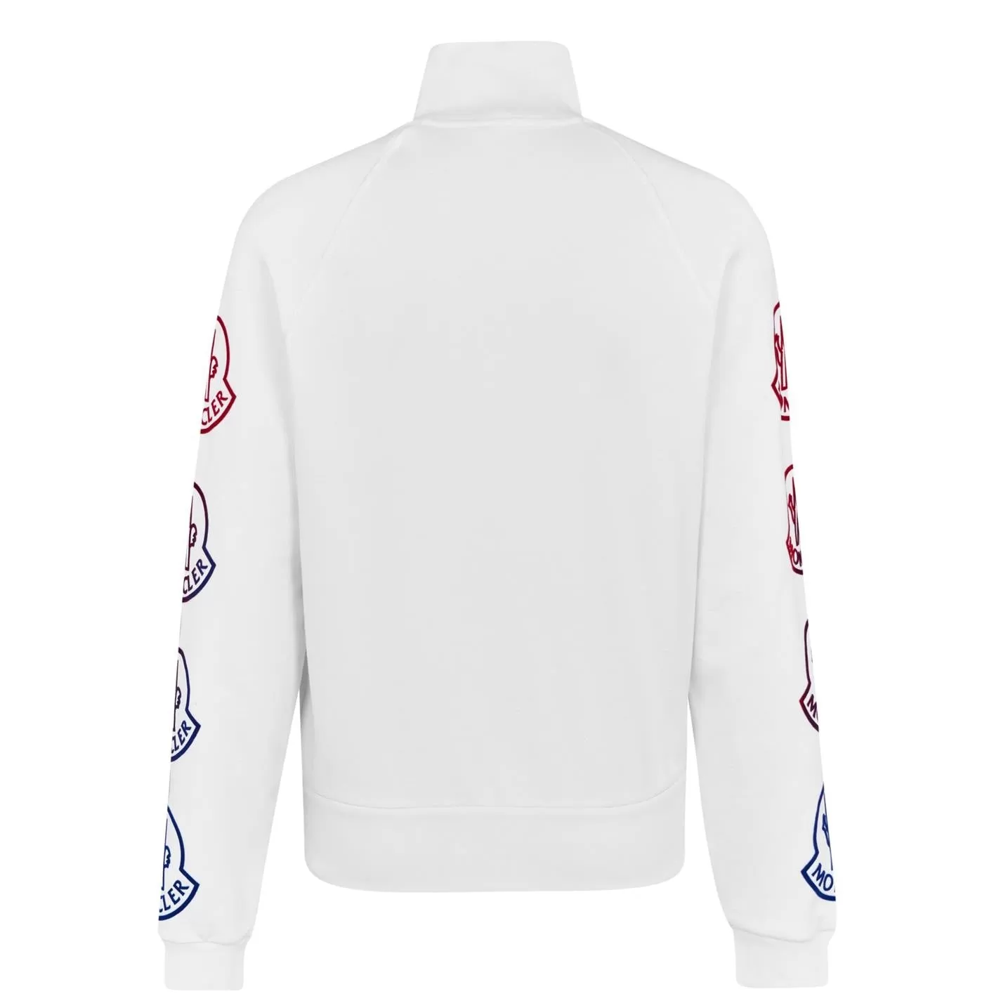 'Maglia Cardigan' Arm Logo Track Jacket White